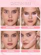 پودر فیکس دوطبقه شیگلم SHEGLAM مدل مات و لیفت کننده پوست Bubblegum