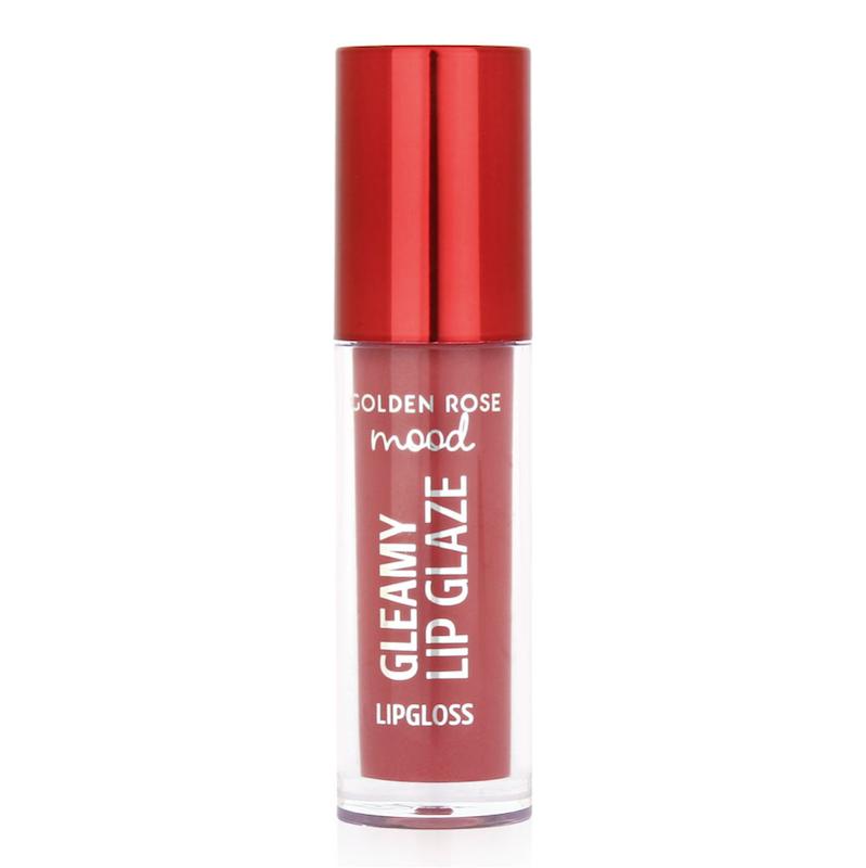 لیپ گلاس مدل Mood  Gleamy Lip Glaze Lipgloss گلدن رز کد203