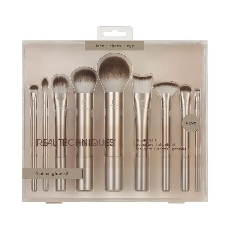 ست براش ۹ تکه au natural ریل تکنیک Real Techniques 