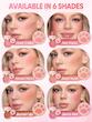 رژگونه پودری پنجه گربه ای شیگلم SHEGLAM رنگ Love cake 