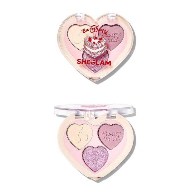 پالت سایه قلبی Sweet heart شیگلم SHEGLAM رنگ Strawberry meringue 
