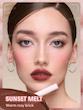 رژ لب مات مارشمالو پاف شیگلم SHEGLAM رنگ Sunset melt