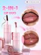 رژ لب پیل‌آف و برق لب دوکاره شیگلم SHEGLAM رنگ Pink macaron