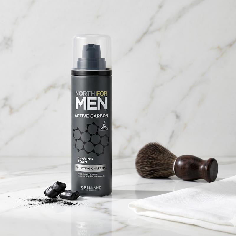 فوم اصلاح مردانه نورث فور من اکتیو کربن North for Men