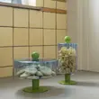 جار پایه دار آبی Duo