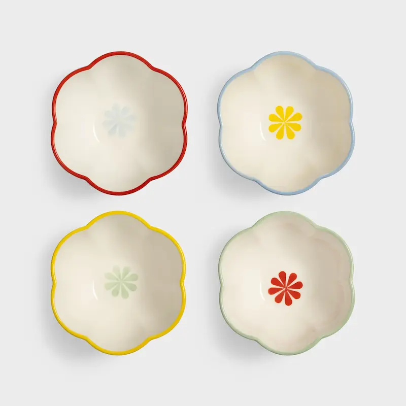 ست چهار عددی پیاله کوچک folk 