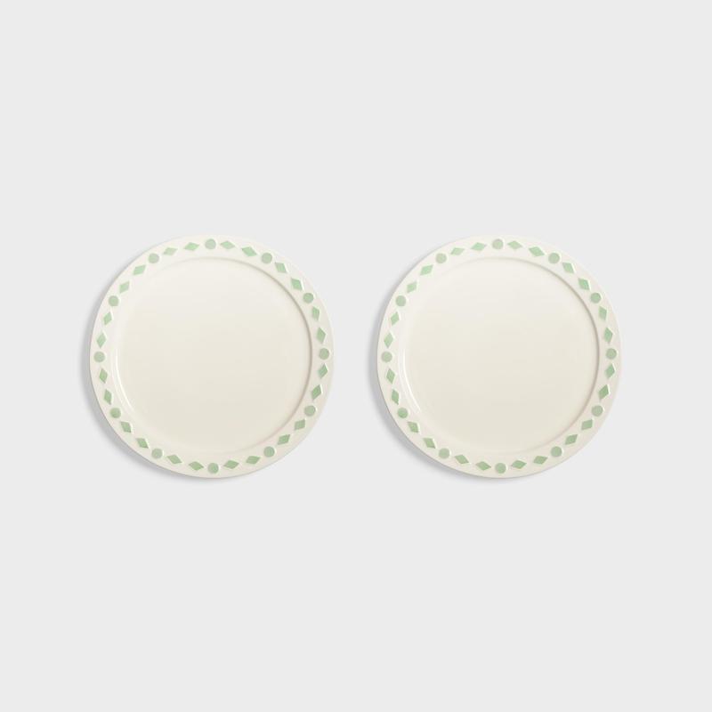 ست دو عددی بشقاب بزرگ مینتFolk