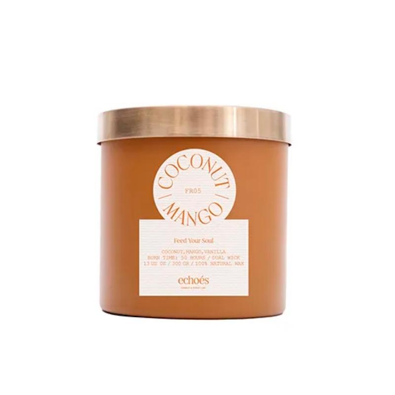 شمع اکوز ۳۰۰ گرمی (coconut & mango) انبه نارگیل