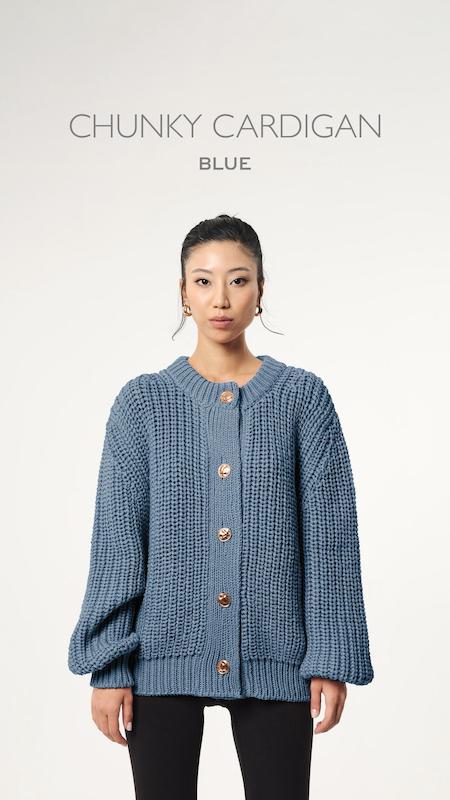 کاردیگان بافت درشت آبی   (10% off)