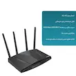 روتر بی‌سیم 4G خانگی دی-لینک مدل DWR-M960 4G AC1200 با پشتیبانی از 32 کاربر، چهار درگاه LAN گیگابیت، پورت USB 2.0، اتصال WAN و سیم‌کارت، آنتن خارجی چهارگانه و کلیدهای WPS، Reset و روشن/خاموش