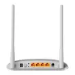 مودم روتر بی‌سیم تی پی‌لینک مدل W8961N با پشتیبانی از شبکه‌های 3G، 4G، 4.5G و TD-LTE، دارای آنتن خارجی ثابت و شیار سیم کارت