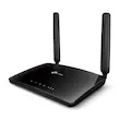 روتر 4G LTE خانگی و اداری تی پی‌لینک مدل TL-MR6400 V5 با دو آنتن خارجی، فرکانس 2.4 گیگاهرتز، سرعت 300 مگابیت بر ثانیه، پورت LAN/WAN 10/100 مگابیتی، پشتیبانی از 64 کاربر و فایروال پیشرفته