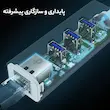 هاب USB 3.0 سه پورت و کارت شبکه تی پی-لینک مدل UE330