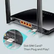 مودم روتر بی سیم 4G LTE تی پی-لینک مدل MR400 V4.30