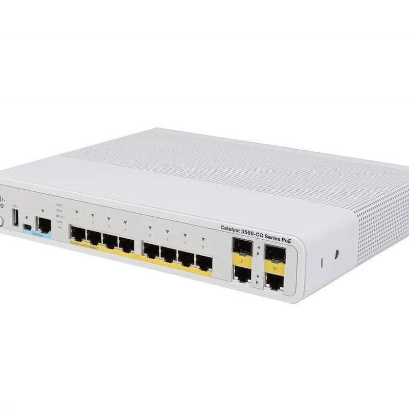 سوئیچ شبکه سیسکو 8 پورت مدل WS-C3560CG-8PC-S