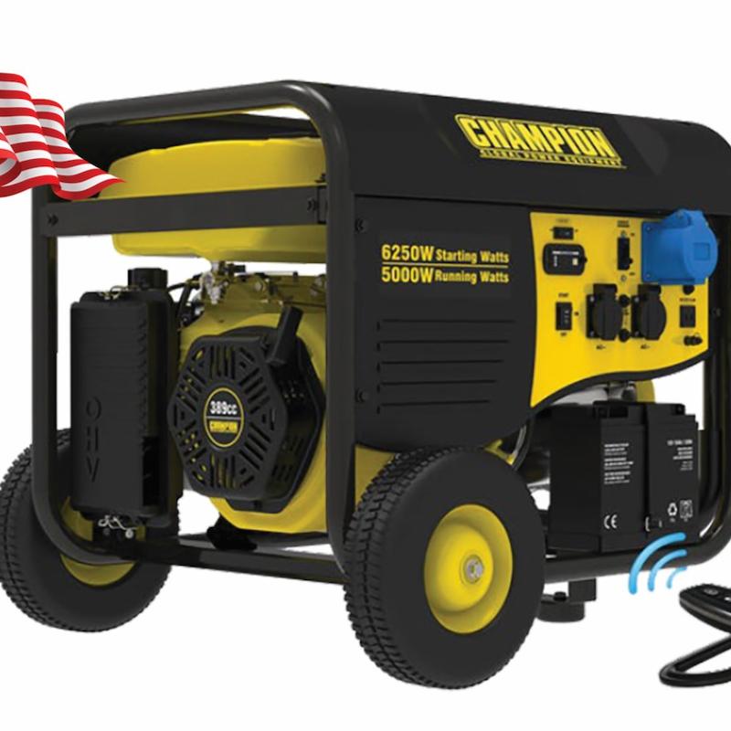 موتور برق بنزینی 6.5 کیلووات ریموت استارت چمپیون CPG6500E2-EU