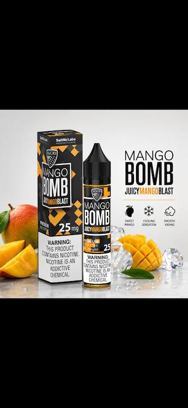 سالت طعم انبه ویگاد اورجینال  VGOD Mango Bomb