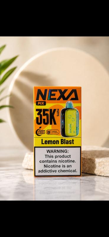 یکبار مصرف ۳۵ هزار طعم لیمویی نکسا NEXA