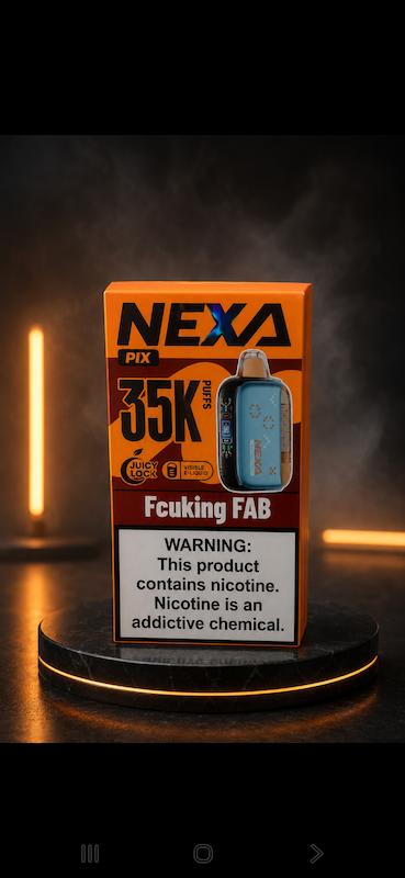یکبار مصرف 35000 طعم Fcuking FAB نکسا NEXA 