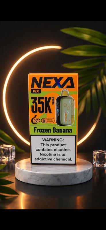 یکبار مصرف 35000 طعم موز یخی نکسا NEXA 