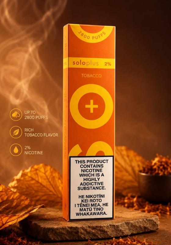 یکبار مصرف ۲۸۰۰ طعم توباکو Solo Plus Tobacco