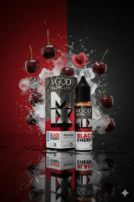 سالت ویگاد گیلاس سیاه اورجینال VGOD Black Cherry 