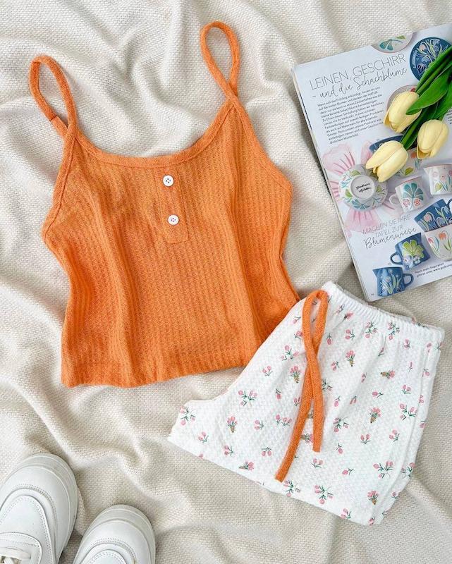 دوتیکه راحتی کراپ شورتک 5463