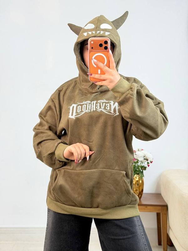 هودی گوشدار داخل مخمل 5700