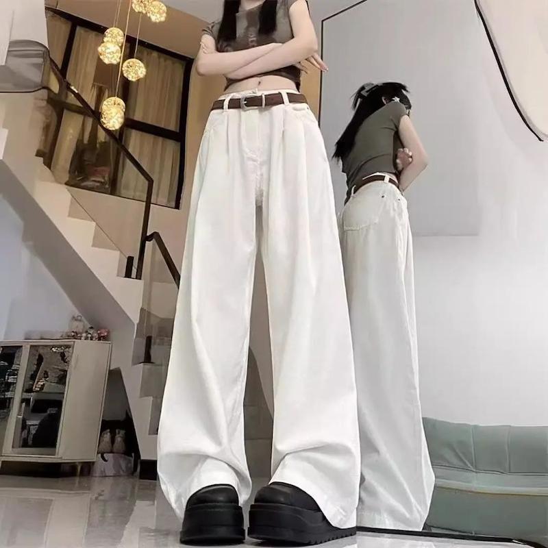 شلوار جین نیم بگ 5745