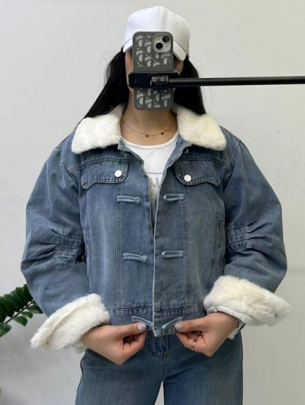 کاپشن جین خزدار 5781