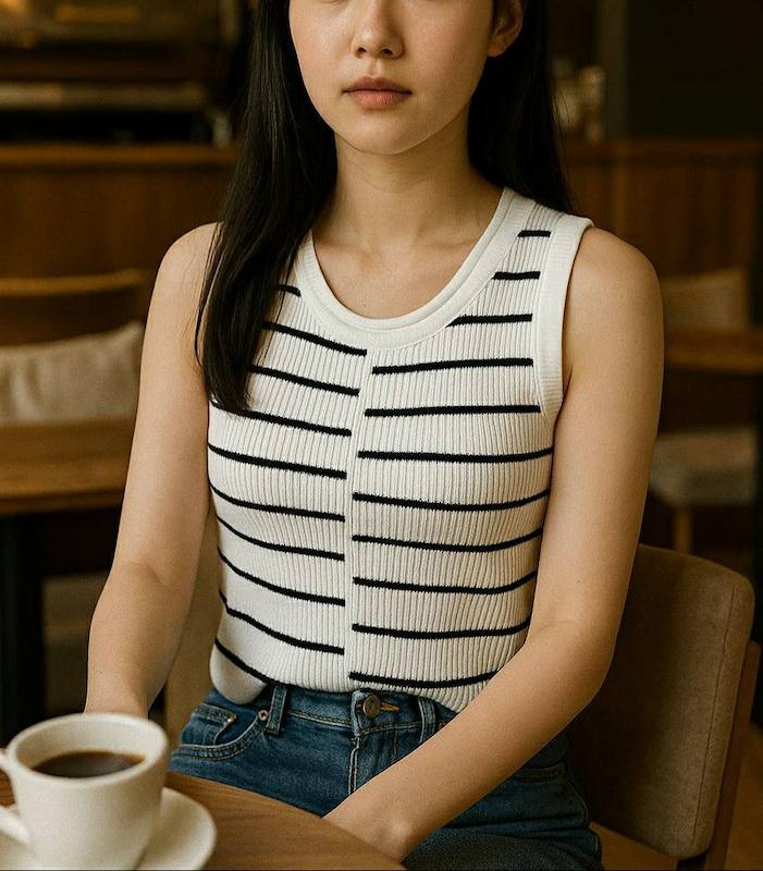 تاپ بافت راه راه 5805