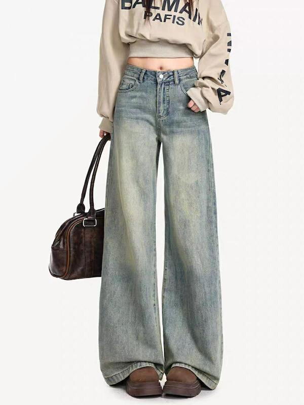 شلوار جین نیم بگ  5807