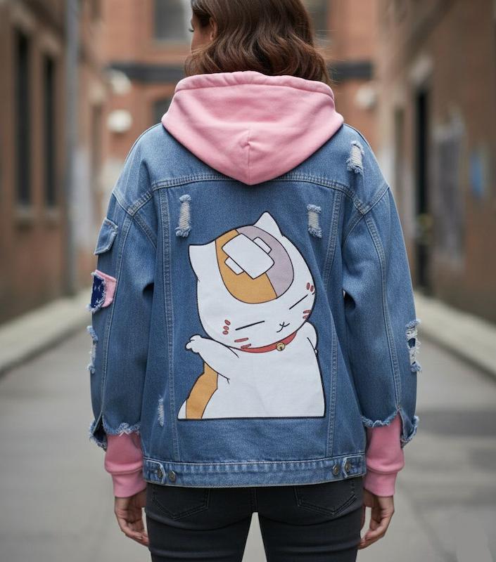 کت جین طرح دار 5835