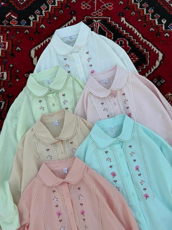 شومیز گلدوزی شده 5899