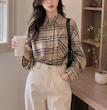 شومیز چهارخونه 7030