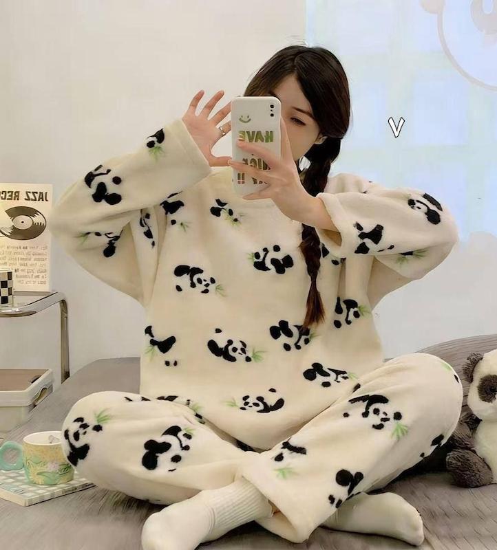 ست راحتی حوله ای زنانه 7083