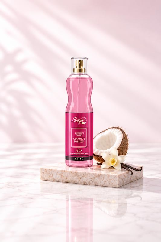 بادی اسپلش زنانه ستیو SETYO رایحه Coconut Passion