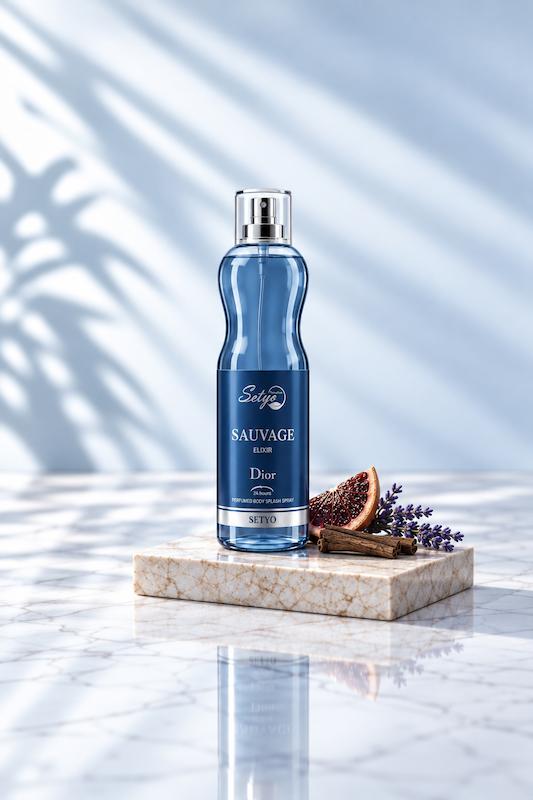 بادی اسپلش مردانه SETYO رایحه Sauvage Elixir
