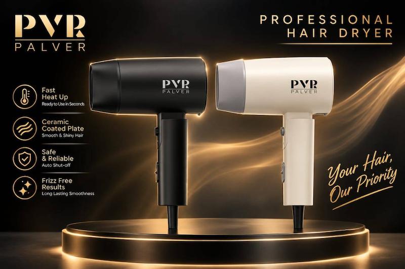 سشوار مسافرتی تاشو PALVER مدل PVR-6812 با گارانتی