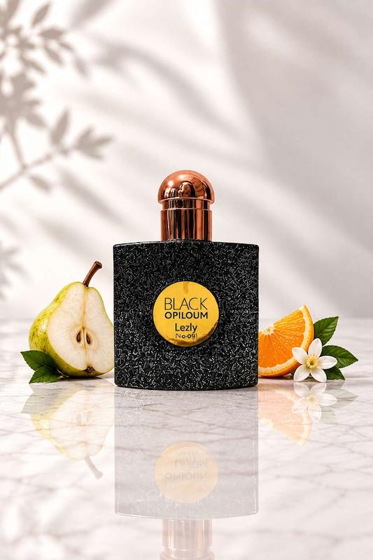 عطر زنانه لزلی مدل Black Opium حجم 30 میل