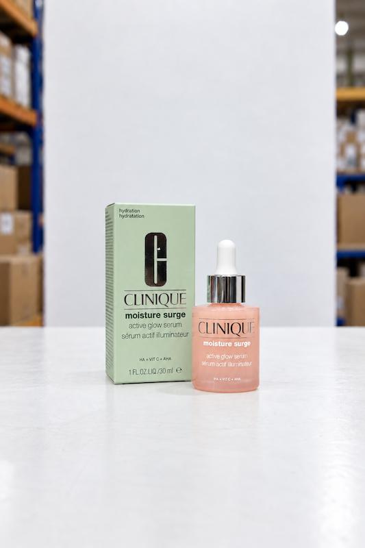 سرم آبرسان و روشن کننده کلینیک Moisture Surge Active Glow حجم 30 میلی لیتر