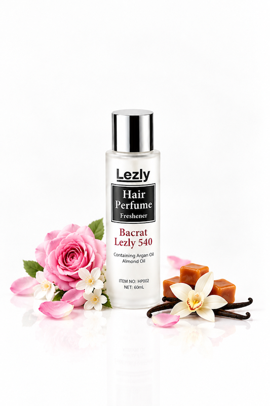 عطر مو لزلی Lezly Bacrat حجم ۶۰ میل با رایحه گلی و شیرین