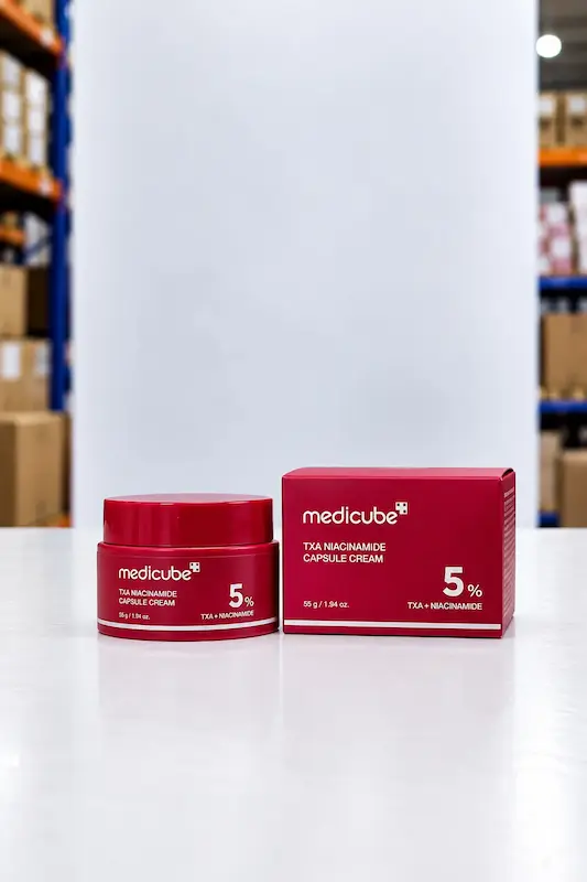 کرم کپسولی مدی کیوب TXA Niacinamide Capsule Cream حجم 55 گرم