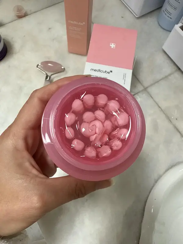 کرم کپسولی PDRN و کلاژن مدی کیوب