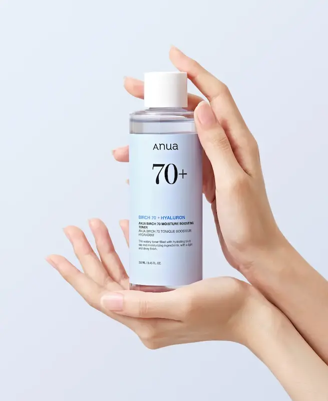 تونر Anua Birch 70 حاوی شیره درخت توس و هیالورونیک اسید