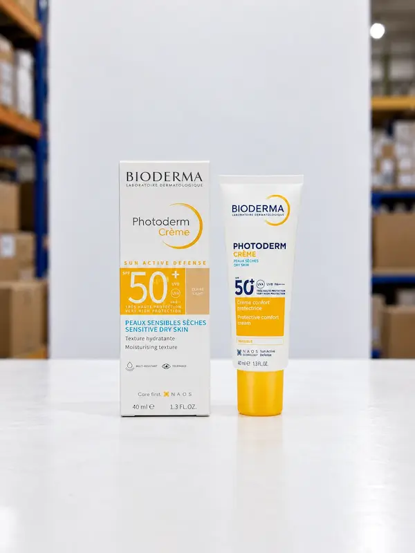 ضد آفتاب رنگی بایودرما Photoderm Crème SPF50+ Light حجم 40 میلی‌لیتر