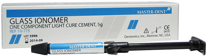 گلاس آینومرسرنگی لایت کیور  مستردنت Master-Dent