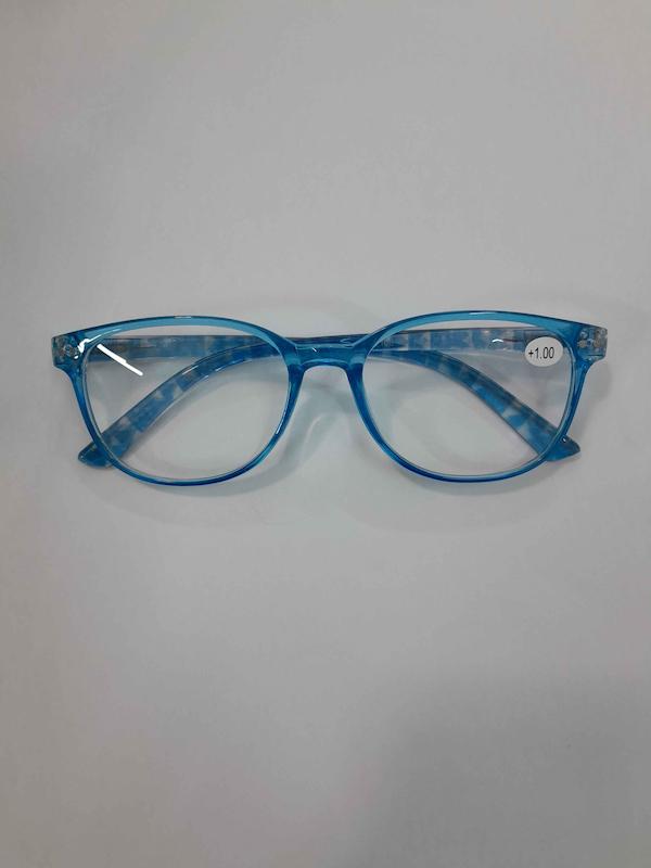 عینک مطالعه آماده نمره 1+ رنگ آبی