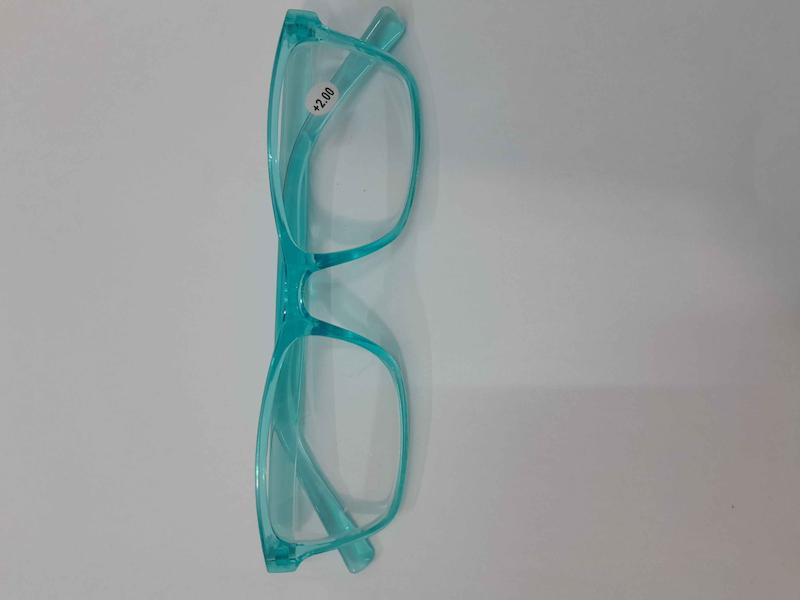 عینک مطالعه آماده نمره 2+ رنگ آبی