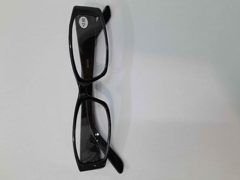 عینک مطالعه آماده نمره 2+ مدل باریک و زنانه